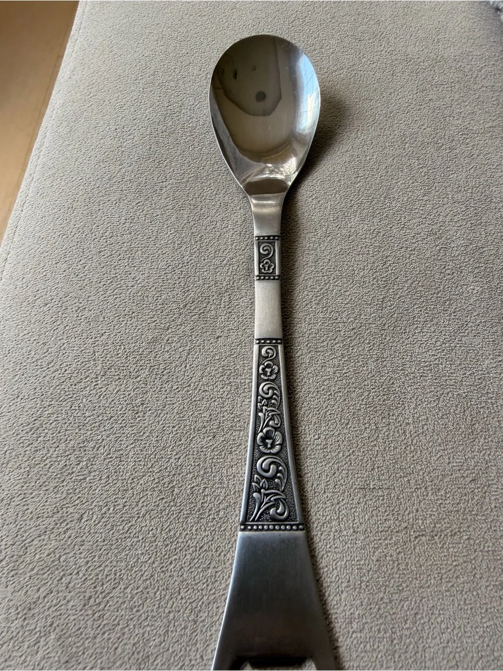 Vintage Serving / Salad Spoon Stainless Steel Made in Japan